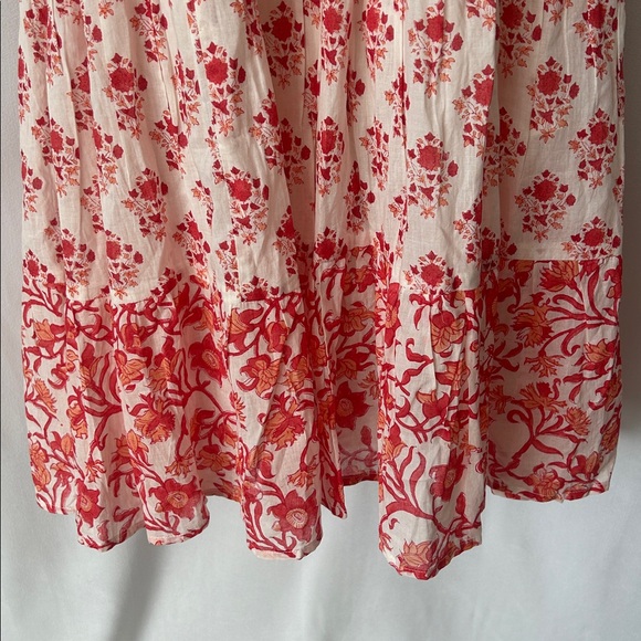 Ro's Garden NWT Red Floral Sofia Sleeveless Ruffle Short Dress **Size XS** 🌺🌺 - Picture 5 of 9